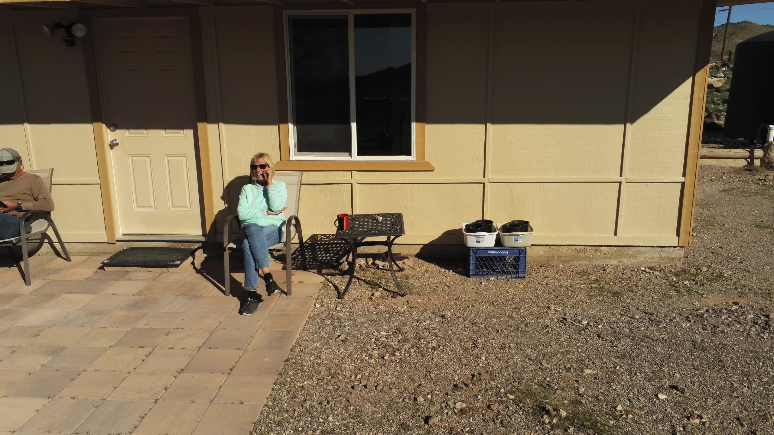 Paulette and Sharon Chatting