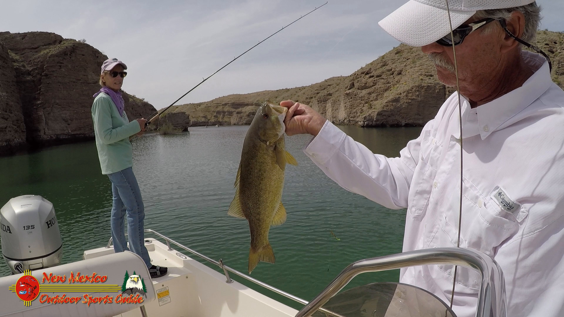 Lake Mohave Smallmouth Bass Fishing April 16, 2020