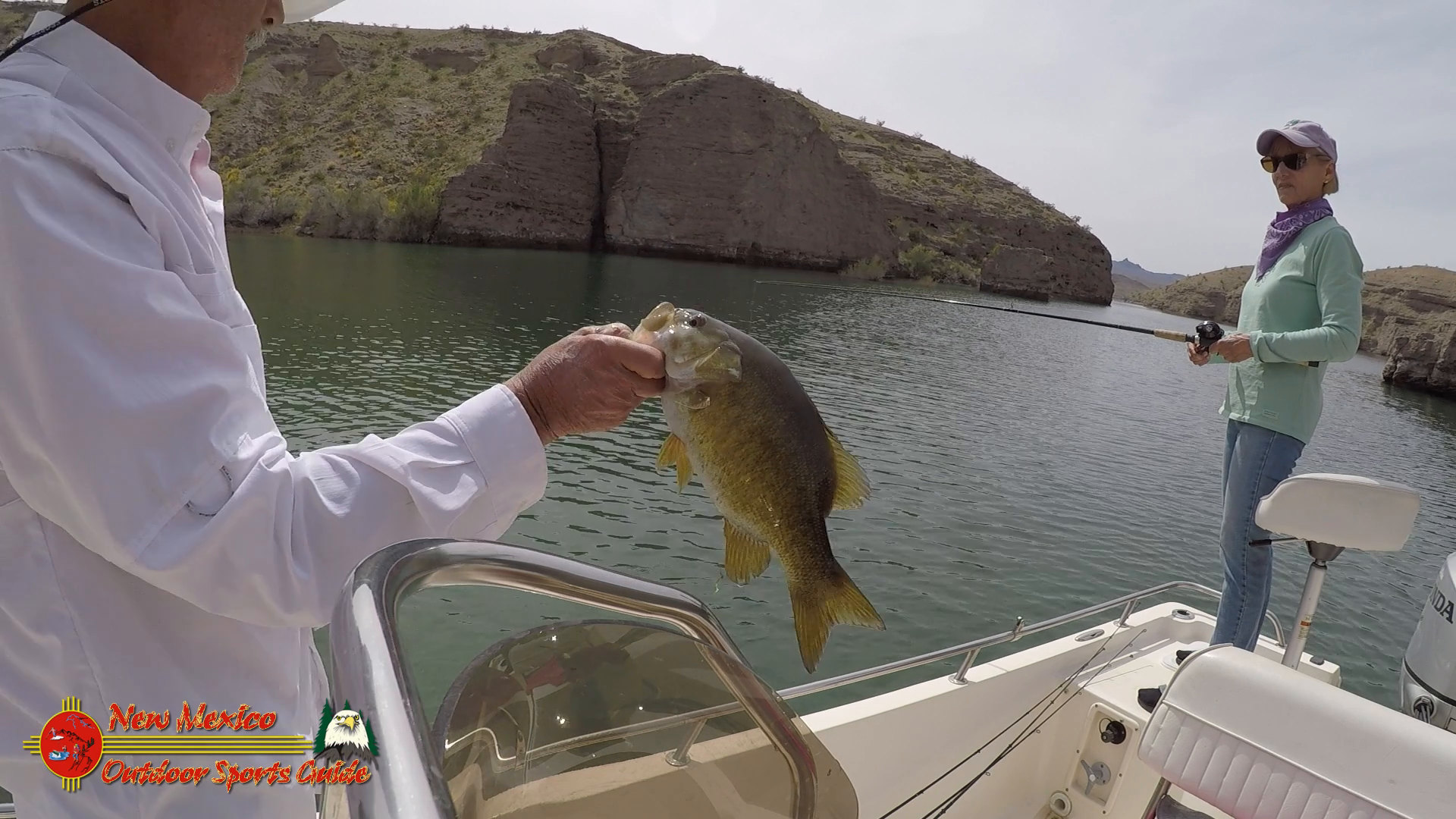 Bass Fishing Lake Mohave April 3, 2020