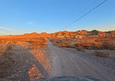 Full Moon Evening Rhino Ride Burros Old Wagon Trail Mine AcePro 11-14-2024