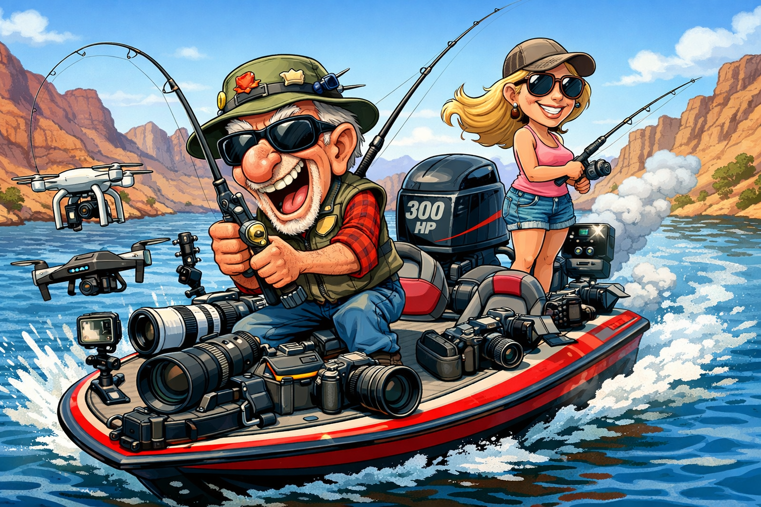 Retired Texas Bass Fishing Guide and Bride